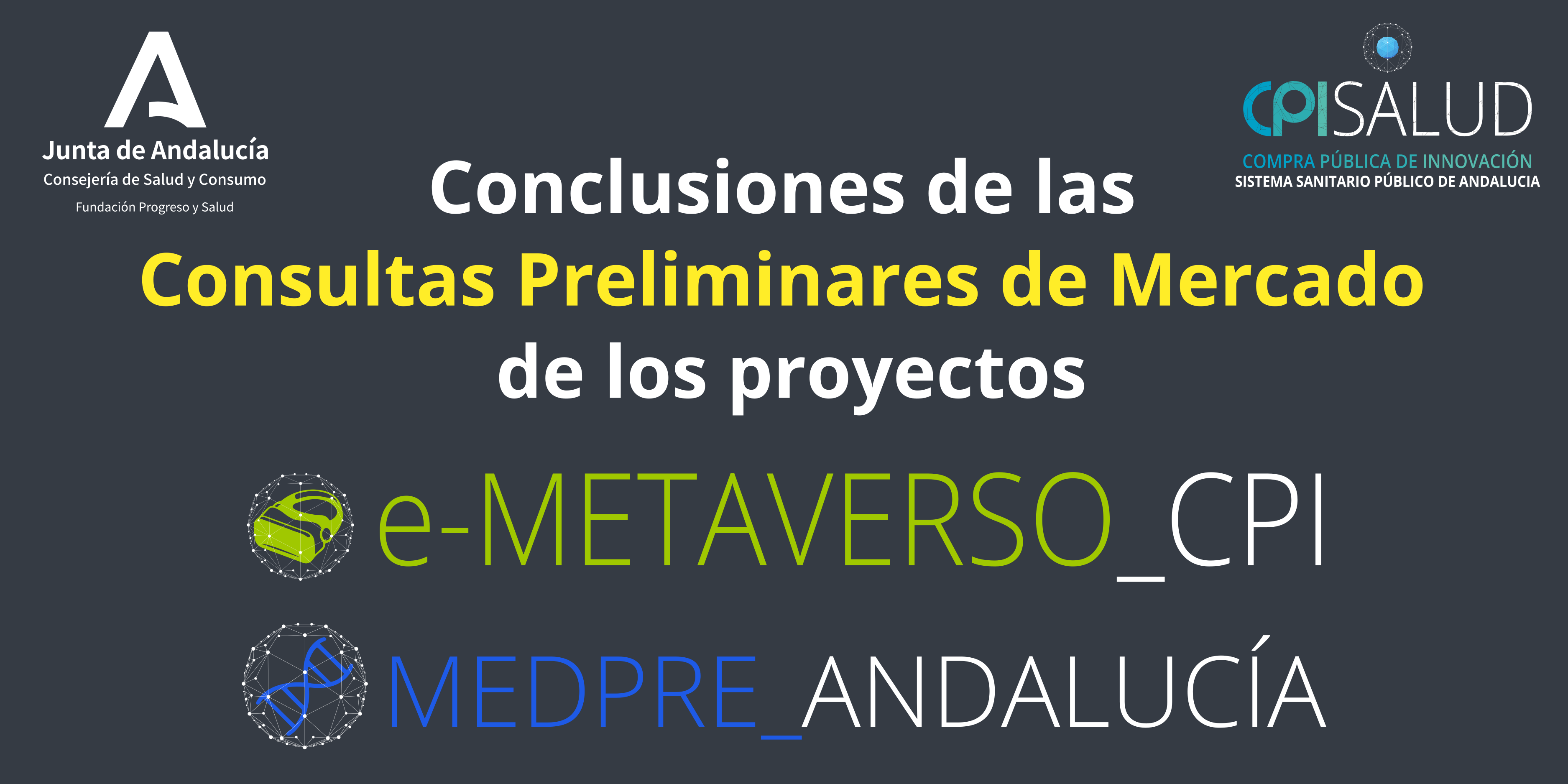 Jornada de presentación de conclusiones de las CPM de los proyectos e-Metaverso_CPI y MedPre_Andalucía